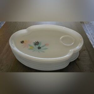 Elegant Floral Oval Serving Platter